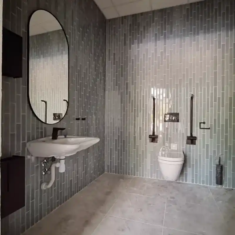 Stilige baderomsfliser - Oslo Plumbing flislegging