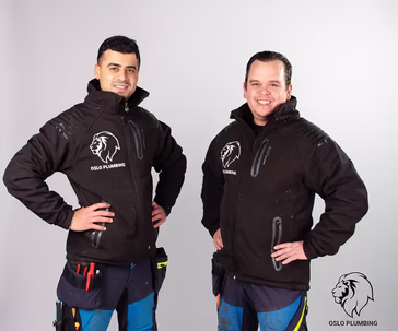 Oslo Plumbing Team Hamza og Kenneth